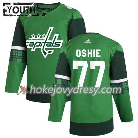 Dětské Hokejový Dres Washington Capitals T.J. Oshie 77 Adidas 2019-20 St. Patrick's Day Authentic